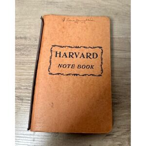 Vintage Harvard Notebook Journal Classic College Memorabilia Collectible